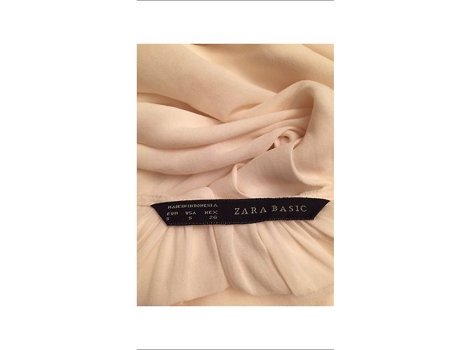 Zara Top Beige aus Polyester Größe S - Ansicht 3