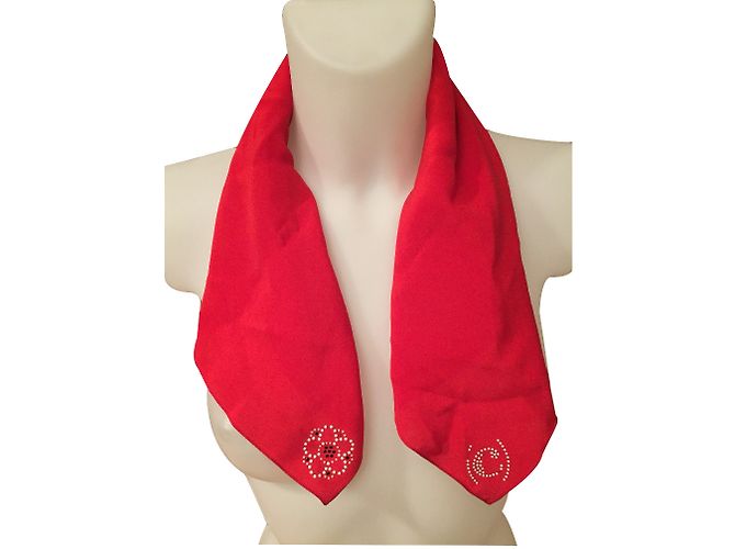 Cacharel Seidentuch rot 53 x 53 cm - Ansicht 2