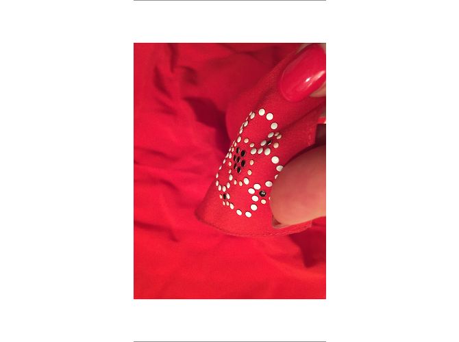 Cacharel Seidentuch rot 53 x 53 cm - Ansicht 4