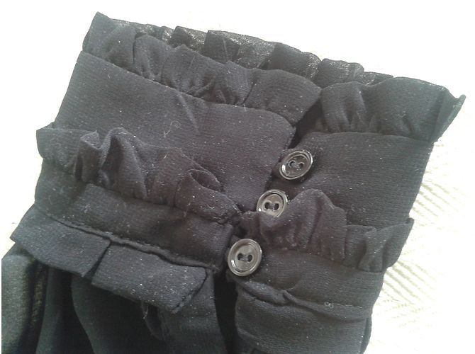 Camicia Zara nera trasparente S Nero - vista 3