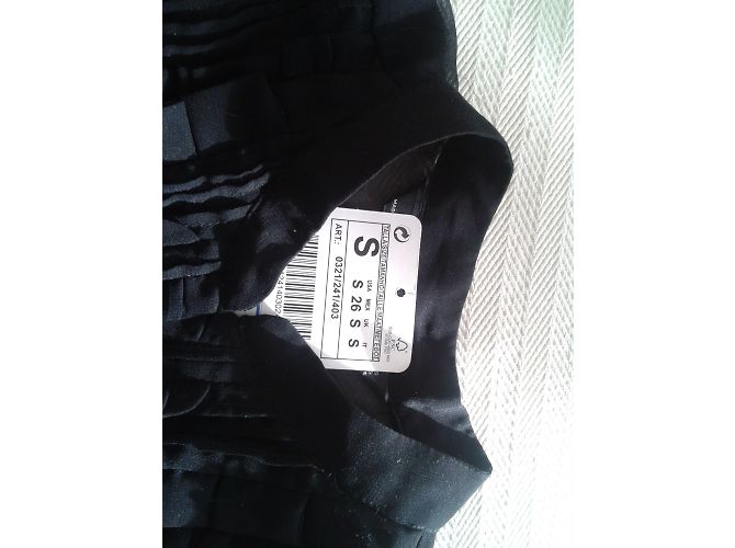 Camicia Zara nera trasparente S Nero - vista 4