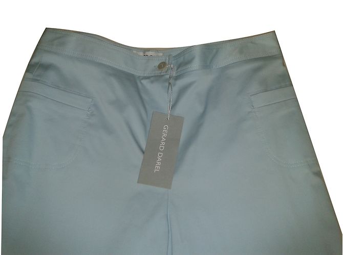 Pantalones 7/8 de algodón azul Gerard Darel - vista 3