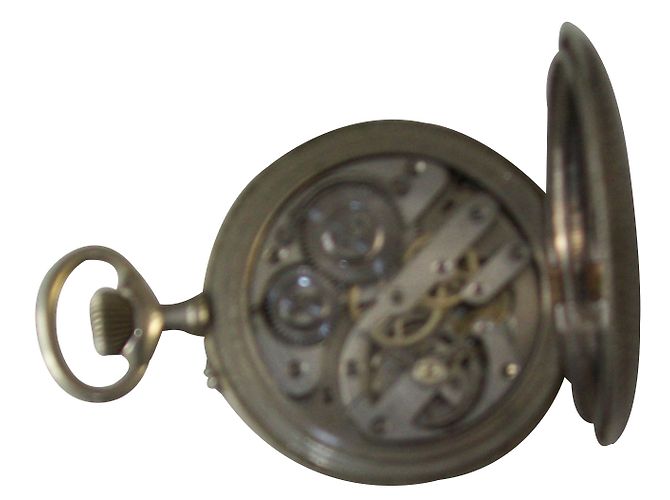 Autre Marque Montre de poche DOXA Argent Décor de Chasse Argenté - vue 3