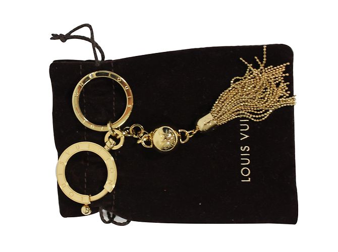 Portachiavi Louis Vuitton Oro con Frange D'oro - vista 3