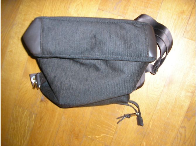 Lancel Porte-documents Marron Toile et Cuir - vue 6
