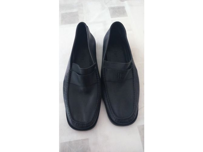 Givenchy Leder Slipper Blau - Ansicht 3