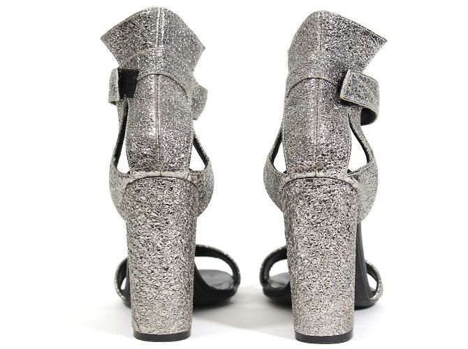 Sandali Shy by Arvid Yuki in pelle argento Taglia 38 - vista 4