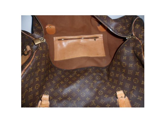 Polochon Louis Vuitton Reisetasche Braun - Ansicht 3