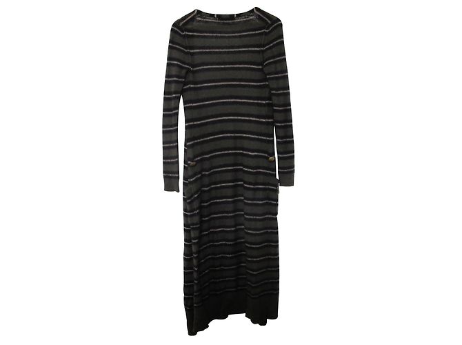Sonia Rykiel Weste Maxi aus blauem Kaschmir - Ansicht 2