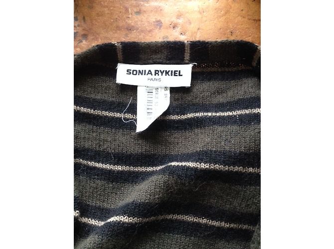 Sonia Rykiel Weste Maxi aus blauem Kaschmir - Ansicht 3