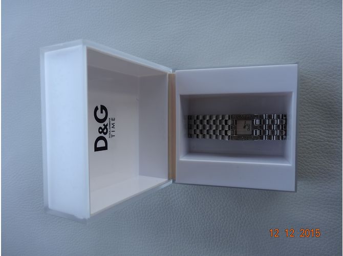 Dolce & Gabbana Uhr Silberfarben Metall 25mm - Ansicht 3