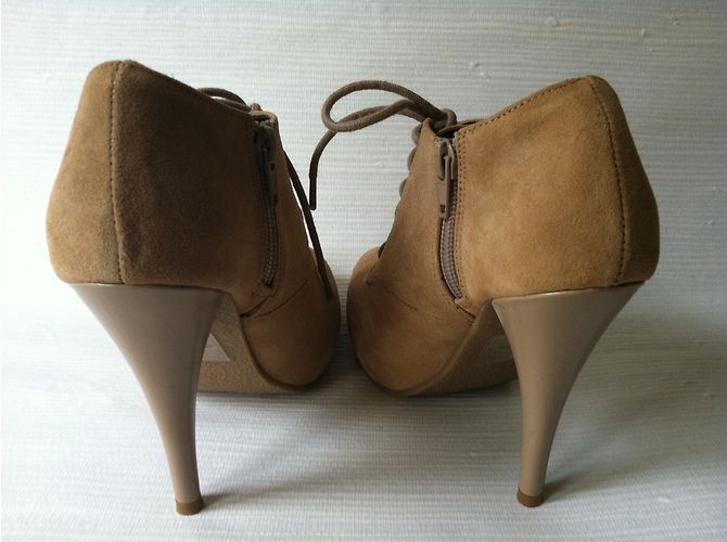 Botines Steve Madden Beige de Gamuza - vista 4