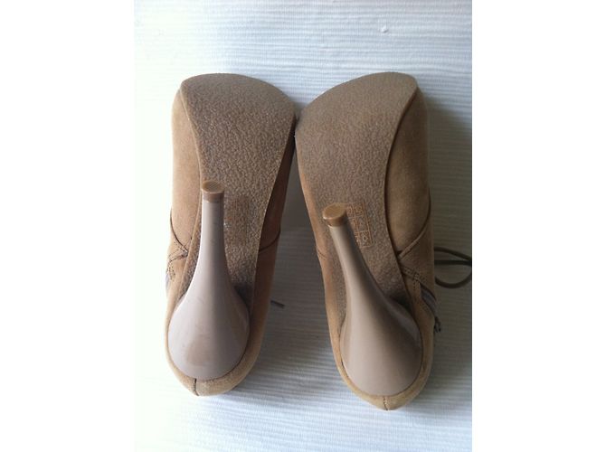 Botines Steve Madden Beige de Gamuza - vista 5