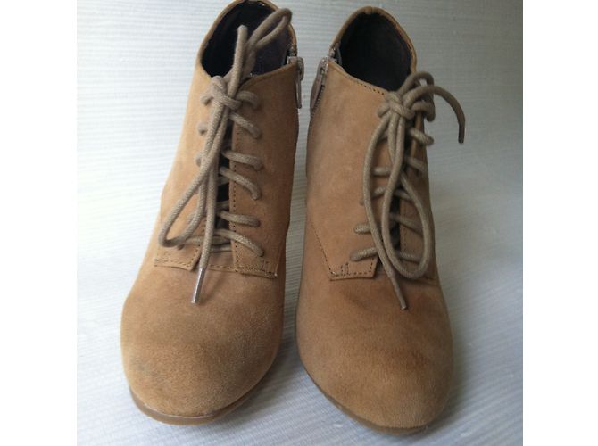 Botines Steve Madden Beige de Gamuza - vista 6