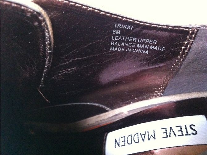 Botines Steve Madden Beige de Gamuza - vista 8