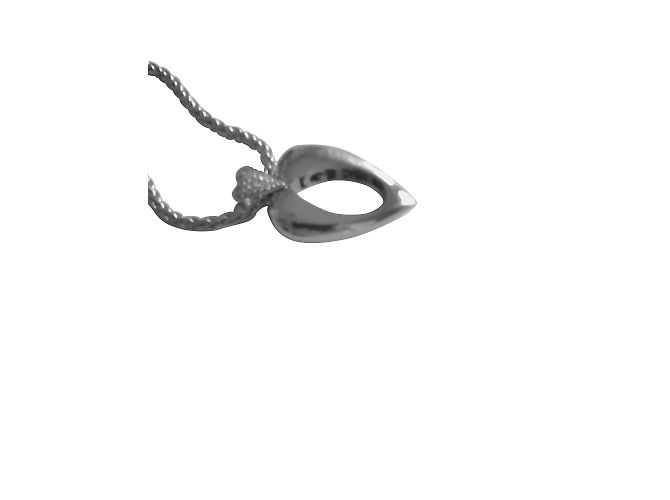 Collar con Pendiente de Corazón Piaget Oro Blanco Gris - vista 2