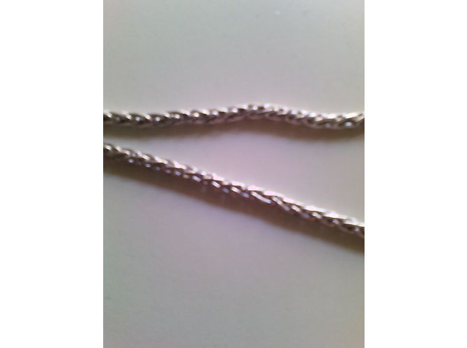 Collar con Pendiente de Corazón Piaget Oro Blanco Gris - vista 6