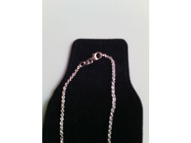 Collar con Pendiente de Corazón Piaget Oro Blanco Gris - vista 7