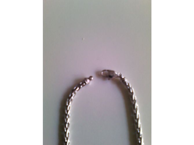 Collar con Pendiente de Corazón Piaget Oro Blanco Gris - vista 8