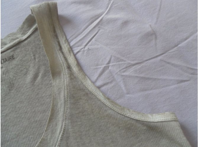 Top Zadig & Voltaire de algodón beige con estampado de plumas de ángel - vista 3