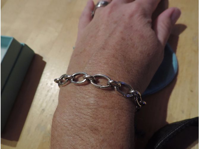 Bracciale a maglie in argento massiccio Tiffany & Co - vista 4