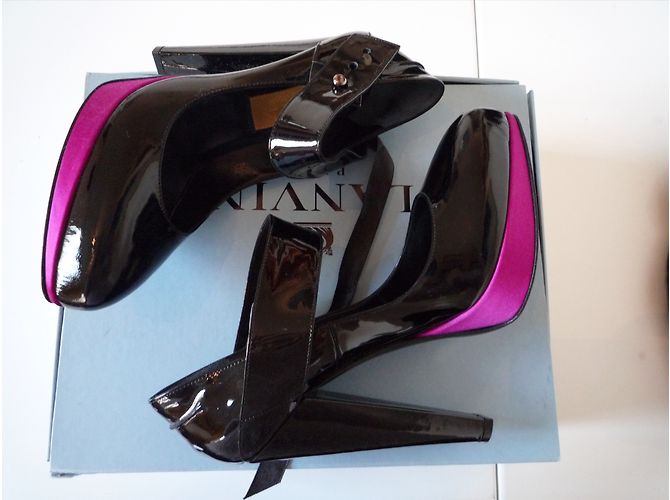 Lanvin Babys Pumps Schwarz Lackleder - Ansicht 4