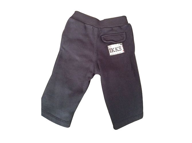Pantalon Ikks bleu en coton 6 mois - vue 2