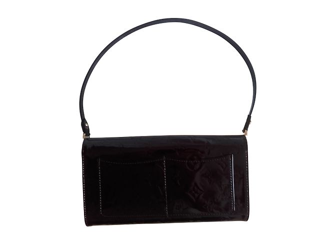 Louis Vuitton Rossmore Cartera de Charol Amaranto - vista 2