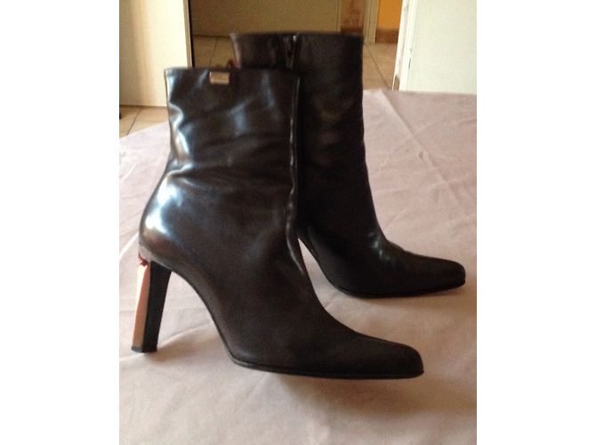Botines Versace de piel negra Negro - vista 10