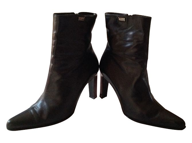 Botines Versace de piel negra Negro - vista 2