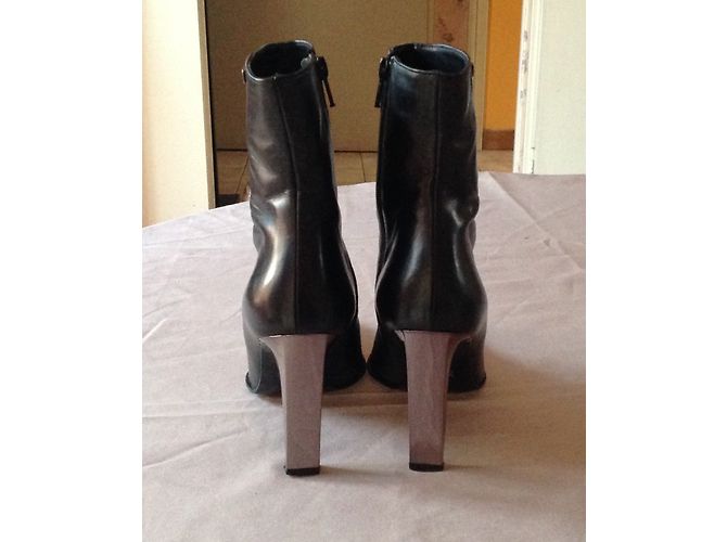 Botines Versace de piel negra Negro - vista 3