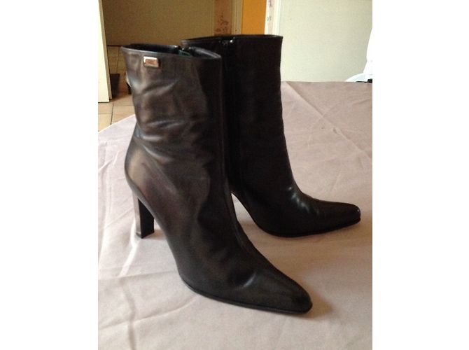 Botines Versace de piel negra Negro - vista 6