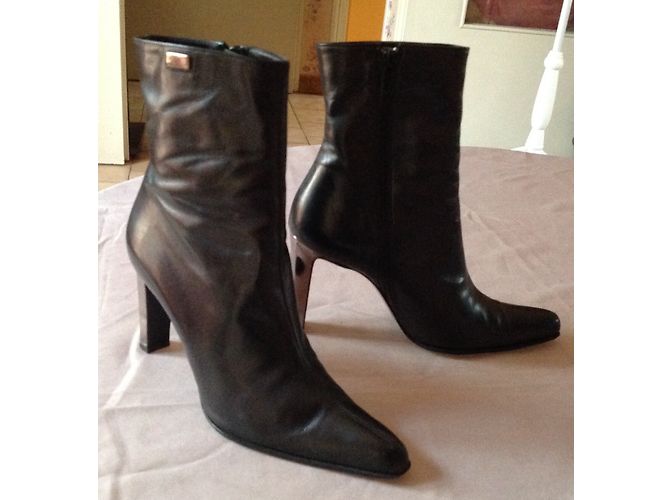 Botines Versace de piel negra Negro - vista 7