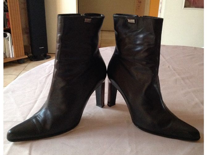 Botines Versace de piel negra Negro - vista 8