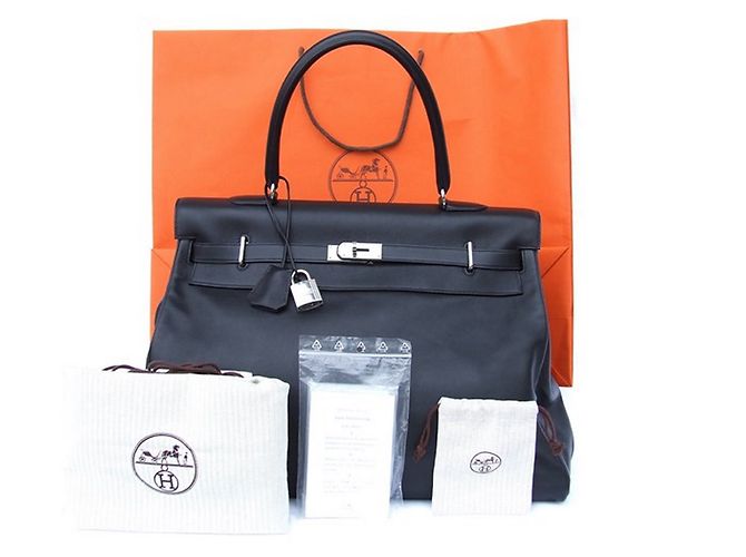 Kelly Hermès Mala de viagem Preto - vista 4