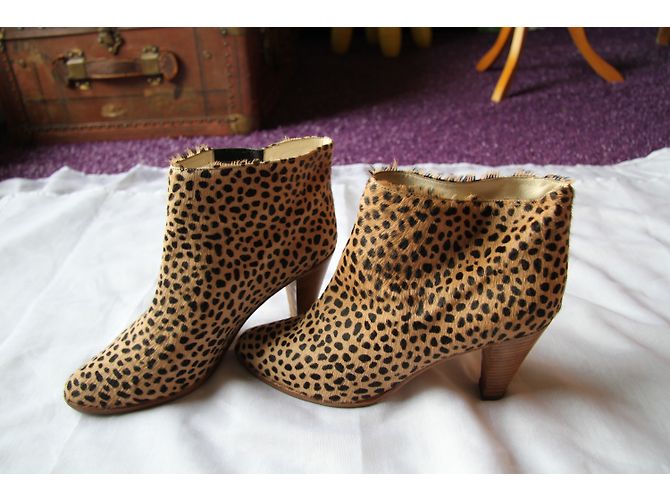 Les Prairies de Paris Stiefeletten Leopardenprint - Ansicht 3