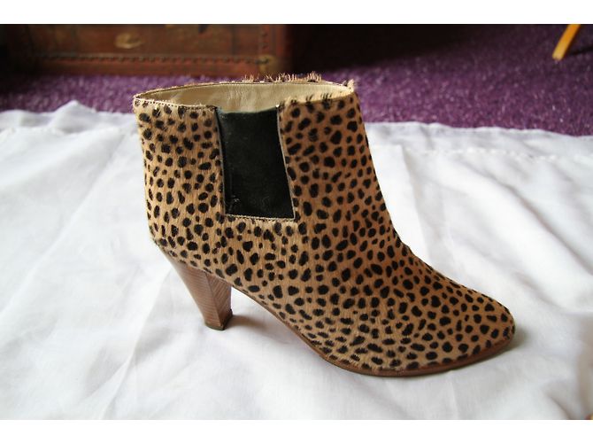 Les Prairies de Paris Stiefeletten Leopardenprint - Ansicht 6