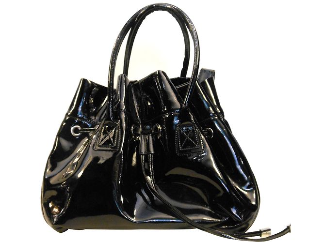 Escarpins Plateforme Sonia Rykiel En Cuir Vernis Noir - Pointure 39 - Talons Hauts - Occasion Excellent État