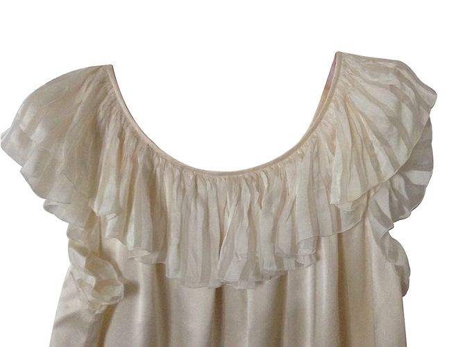 Christian Dior Camisón de seda blanco - vista 2