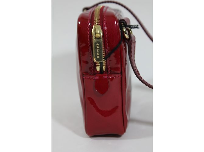 Borsa a tracolla Céline in pelle di vitello rossa Rosso - vista 6