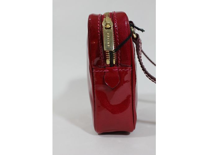 Borsa a tracolla Céline in pelle di vitello rossa Rosso - vista 7