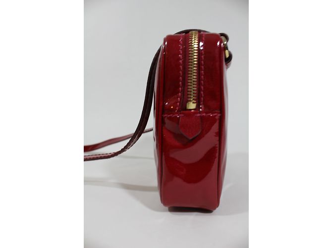 Borsa a tracolla Céline in pelle di vitello rossa Rosso - vista 9