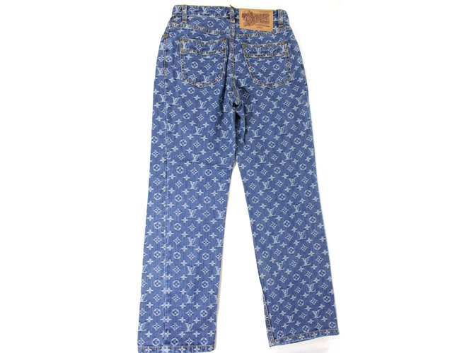 Louis Vuitton Jeans Blu - vista 3