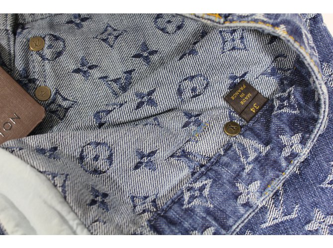 Louis Vuitton Jeans Blu - vista 4