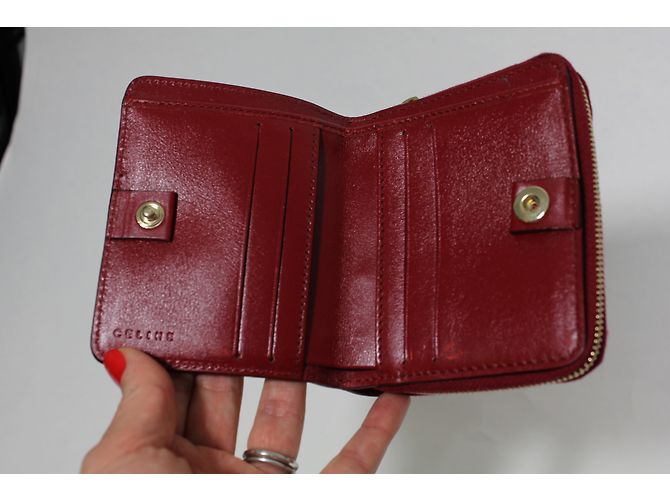 Cartera Céline de charol roja - vista 4