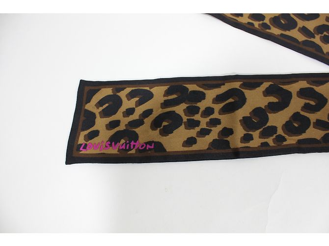 Louis Vuitton Lenços Estampa de leopardo - vista 5