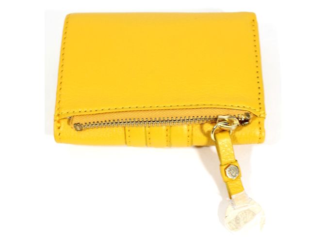 Marc by Marc Jacobs Leder Geldbörse Gelb - Ansicht 4