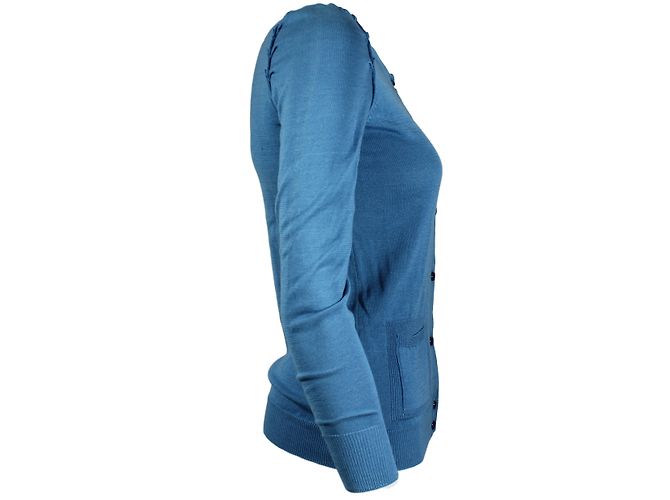 Marc by Marc Jacobs Up Cardigan Blau Baumwolle XS - Ansicht 2