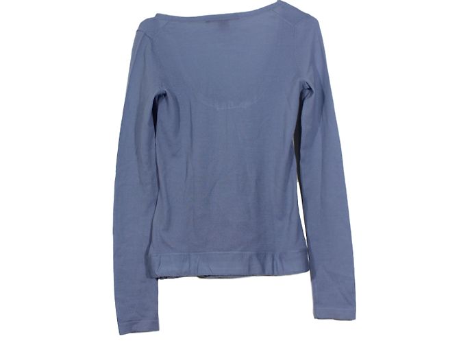 Top Marc Jacobs de lana azul con detalle plisado XS - vista 2