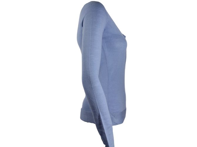 Top Marc Jacobs de lana azul con detalle plisado XS - vista 3